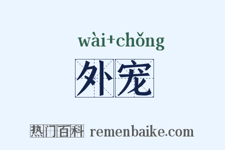 外宠是什么意思的图片
